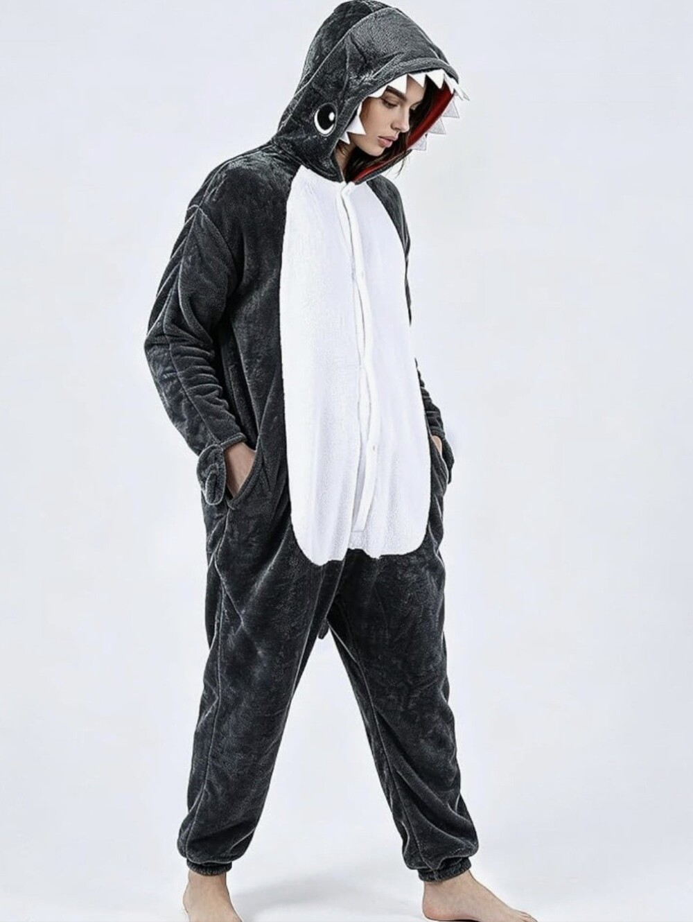 NIB Shark Onesie Halloween Costume - Large